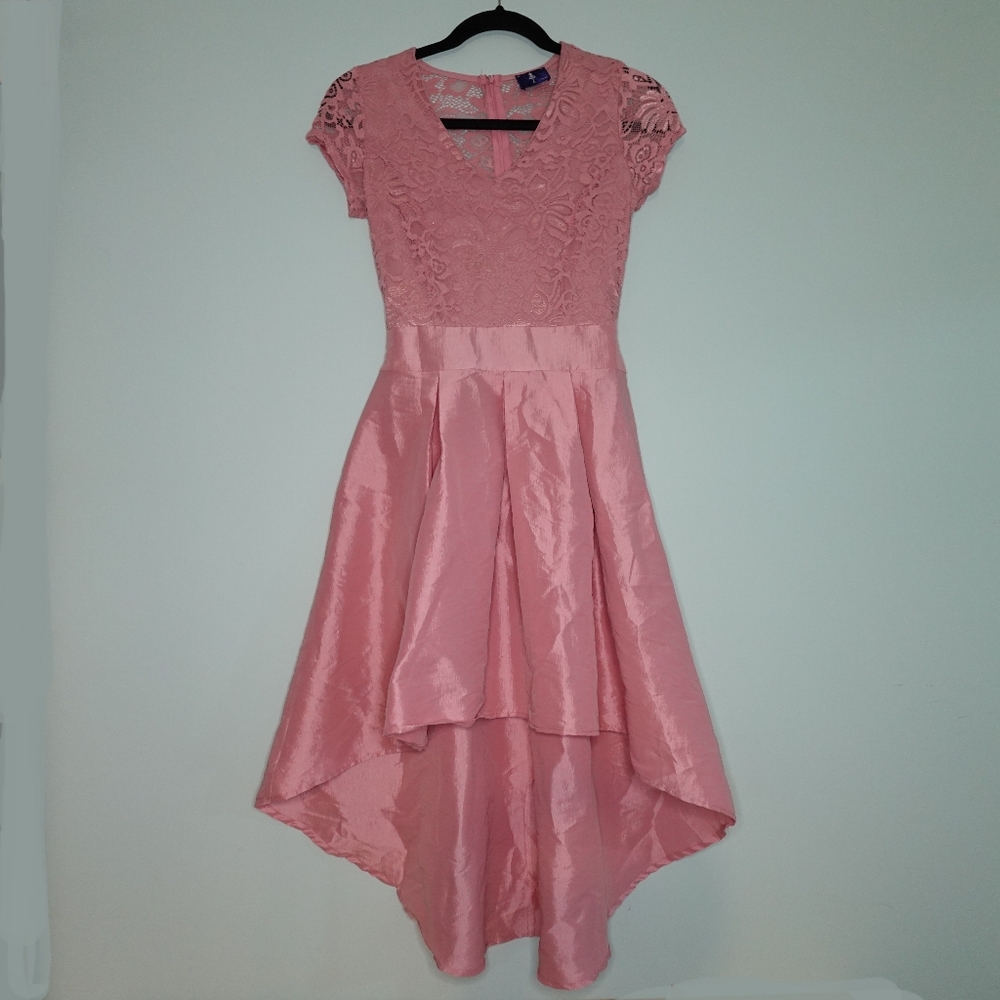 Pink Floral Bow Dress